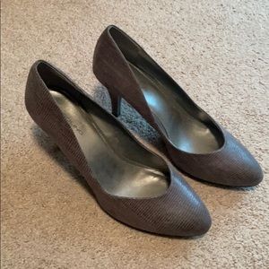 Grey & Black High Heels